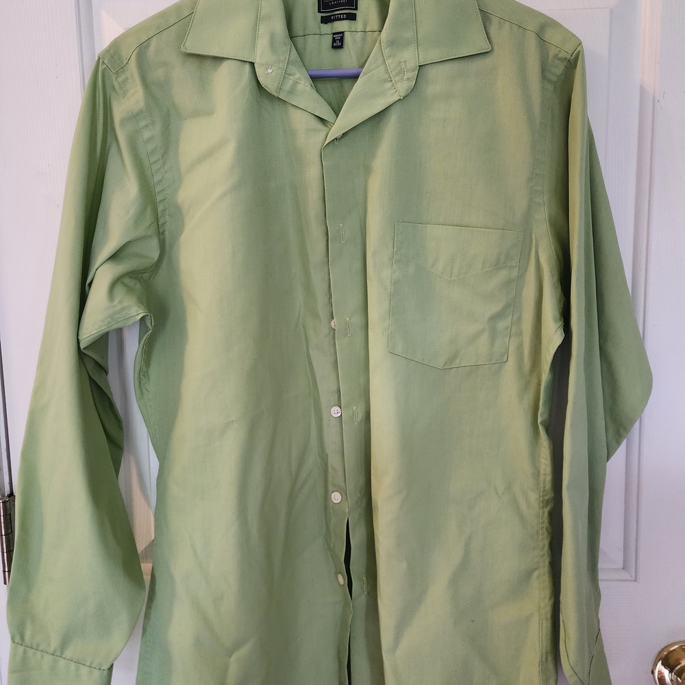 Arrow Light Green Fitted Shirt